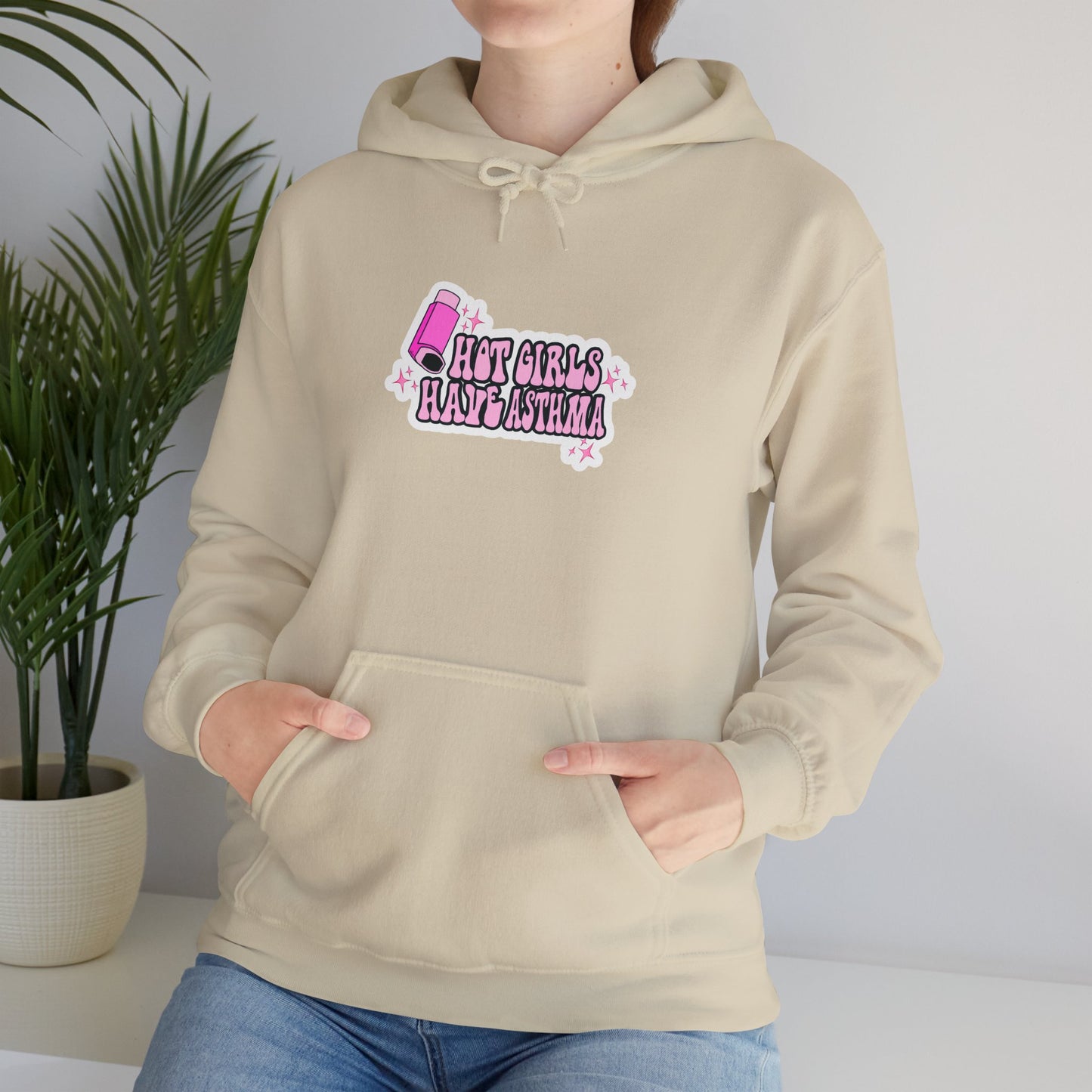 Hot Girls Have Asthma Hooded Sweatshirt