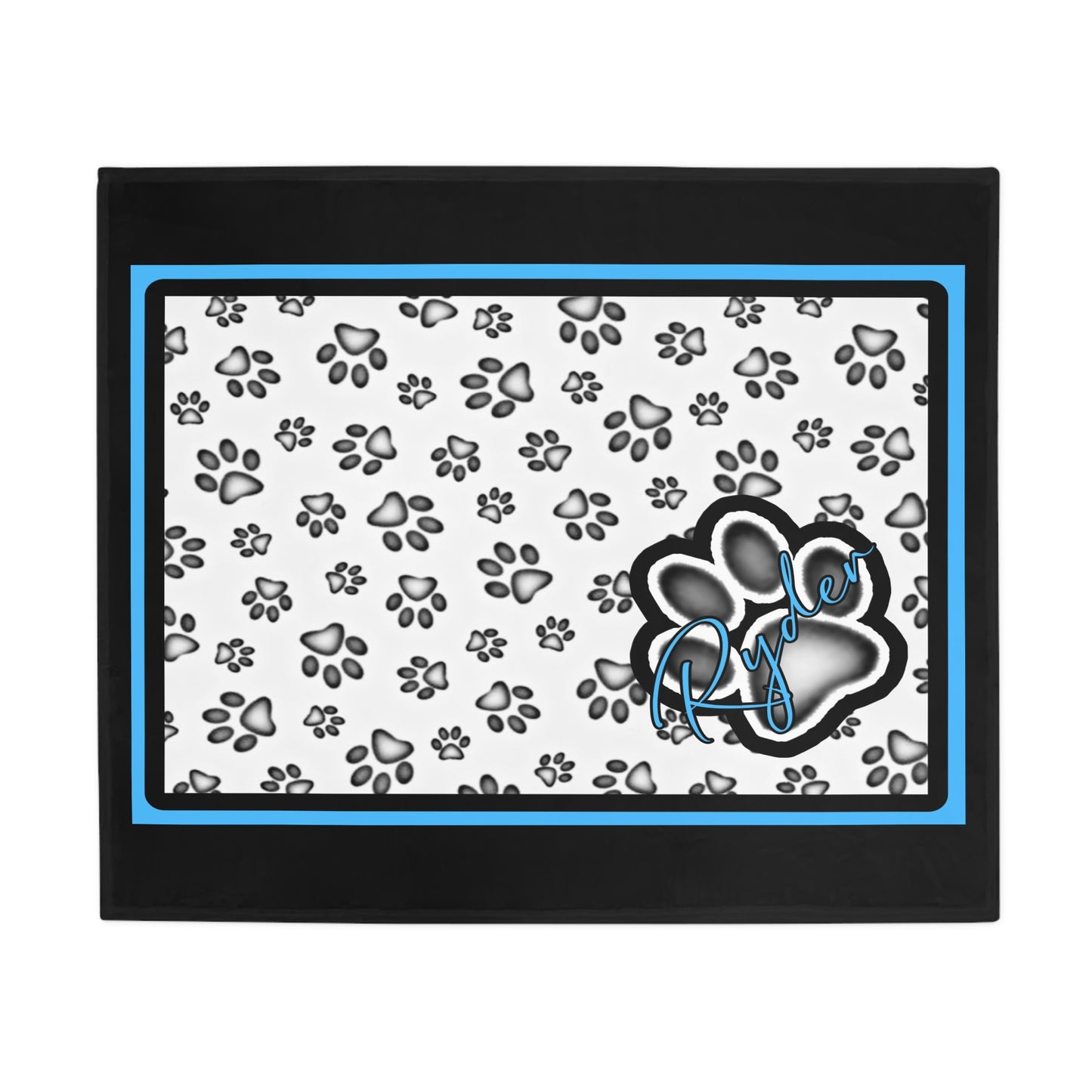Ryder Plush Fleece Dog Blanket