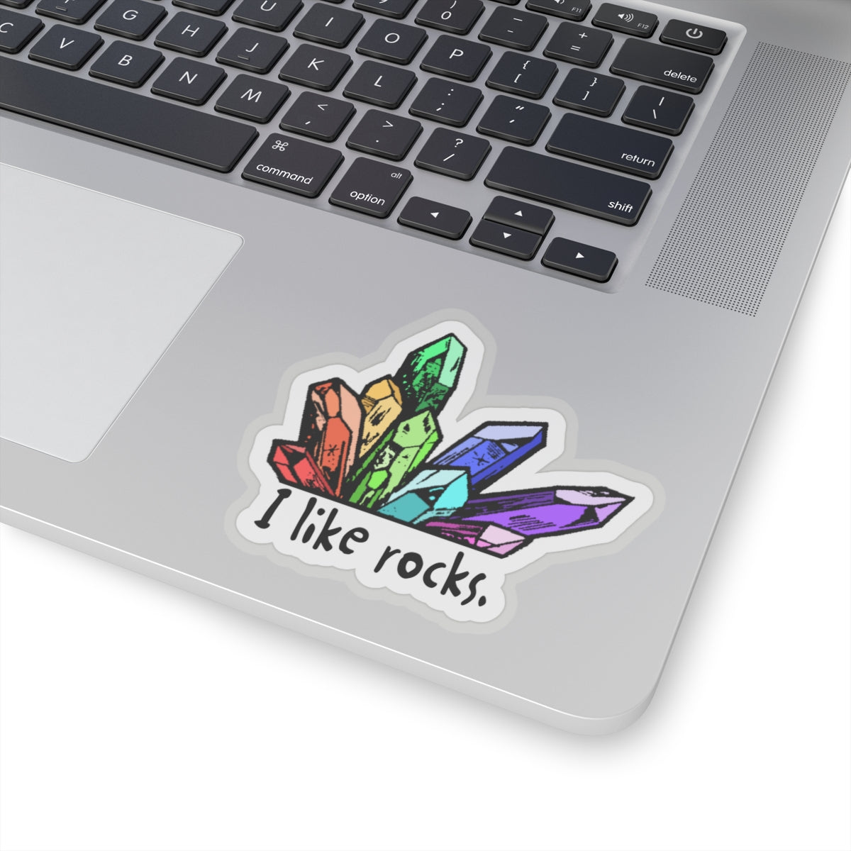 I Like Rocks Sticker