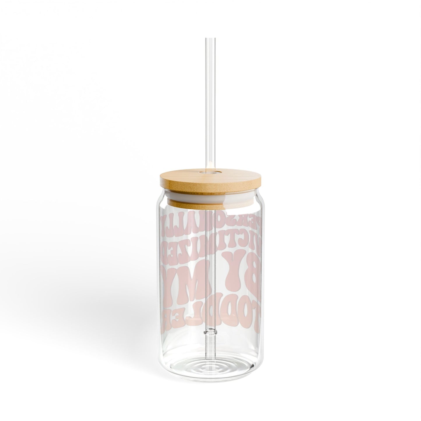 'Personally Victimized By My Toddler' Funny Sipper Glass | 16oz