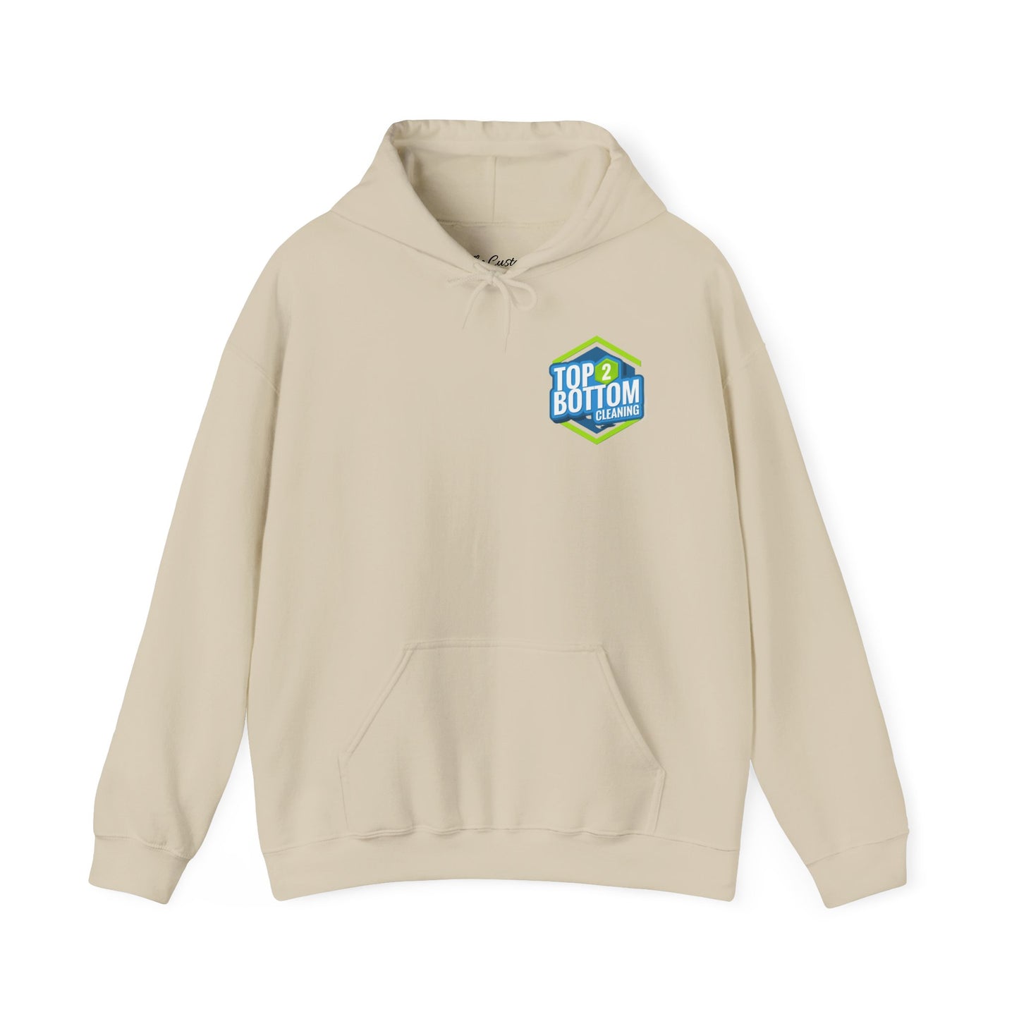 Top 2 Bottom Cleaning Hooded Sweatshirt