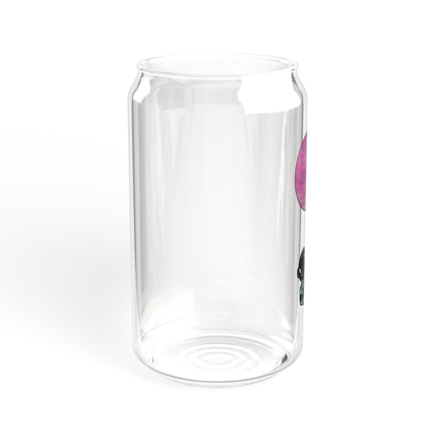 Astronaut Sipper Glass - 16oz with Bamboo Lid & Straw