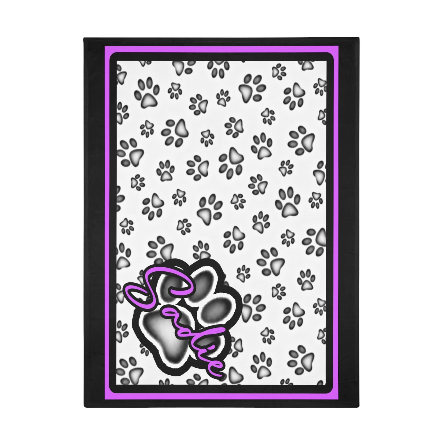 Sadie Plush Fleece Dog Blanket