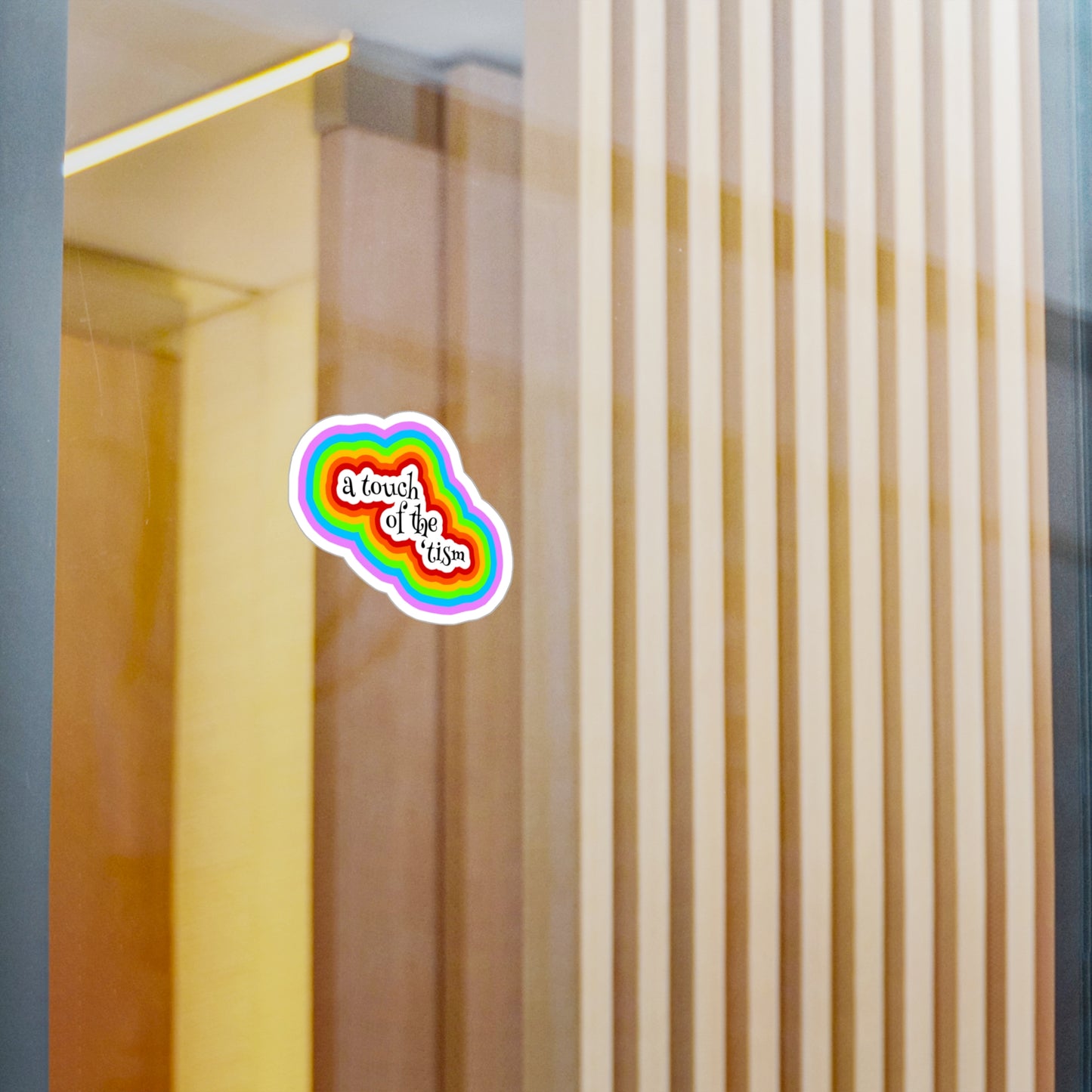 A Touch Of The 'Tism Colorful Kiss-Cut Vinyl Decals