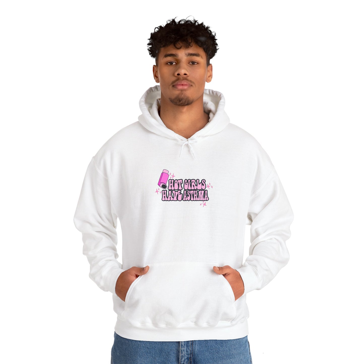 Hot Girls Have Asthma Hooded Sweatshirt