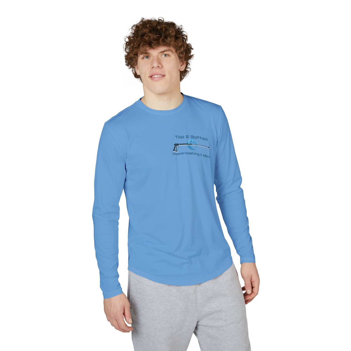 Top 2 Bottom Men's UV Protection Long Sleeve Shirt for Outdoor Adventures, Fishing Apparel, Sun Safety Gear, Summer Wardrobe Essential
