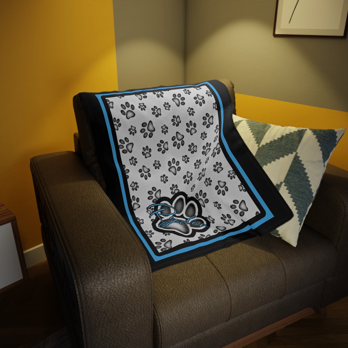 Ryder Plush Fleece Dog Blanket
