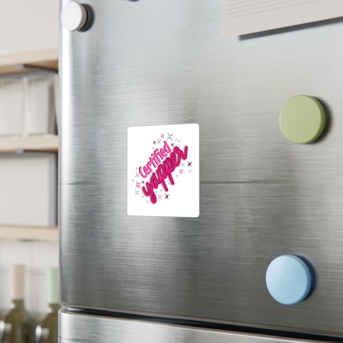 Certified Yapper Kiss-Cut Vinyl Decal