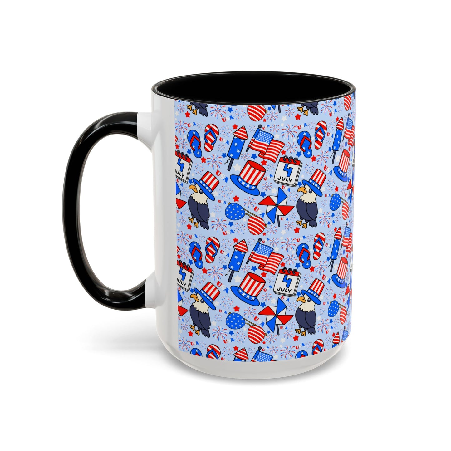 Patriotic Accent Coffee Mug