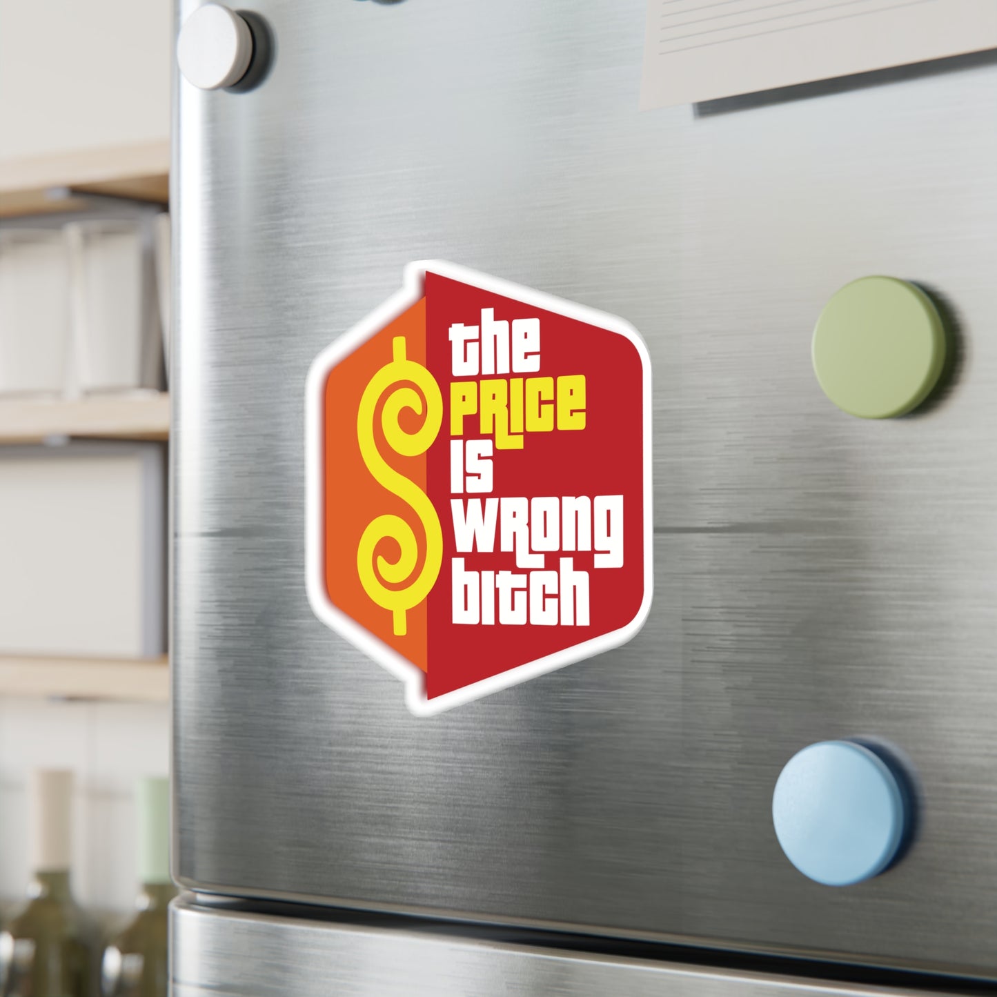 The Price Is Wrong Kiss-Cut Vinyl Decal