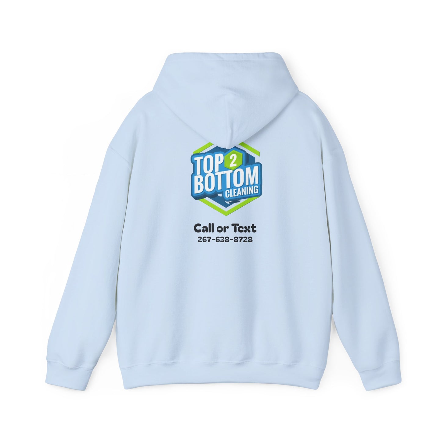 Top 2 Bottom Cleaning Hooded Sweatshirt
