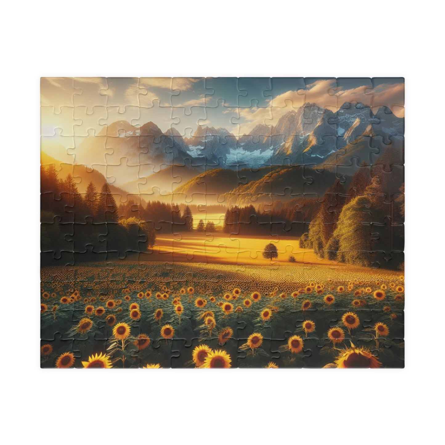 Sunset Valley Landscape Puzzle - 110, 252, 520, 1014-Piece Options