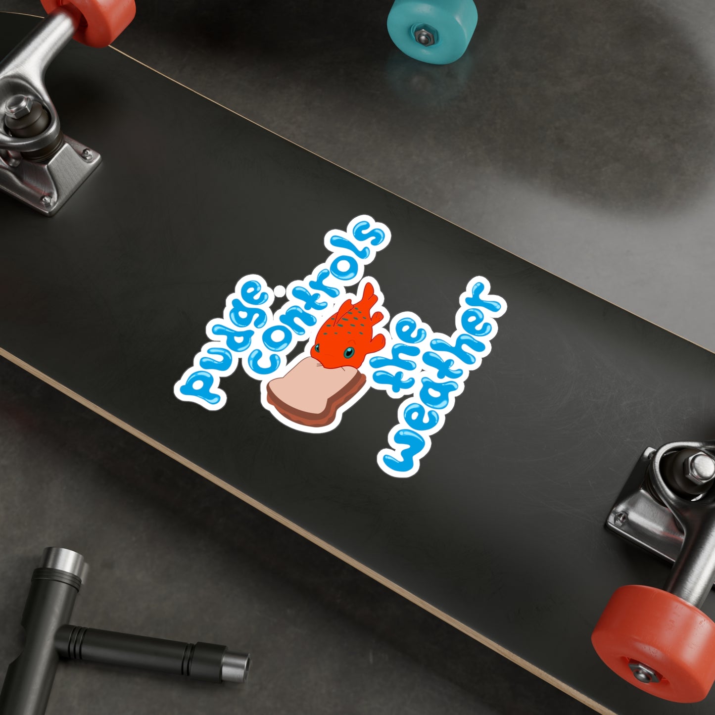 Pudge Controls the Weather - Lilo & Stich - Kiss-Cut Vinyl Sticker