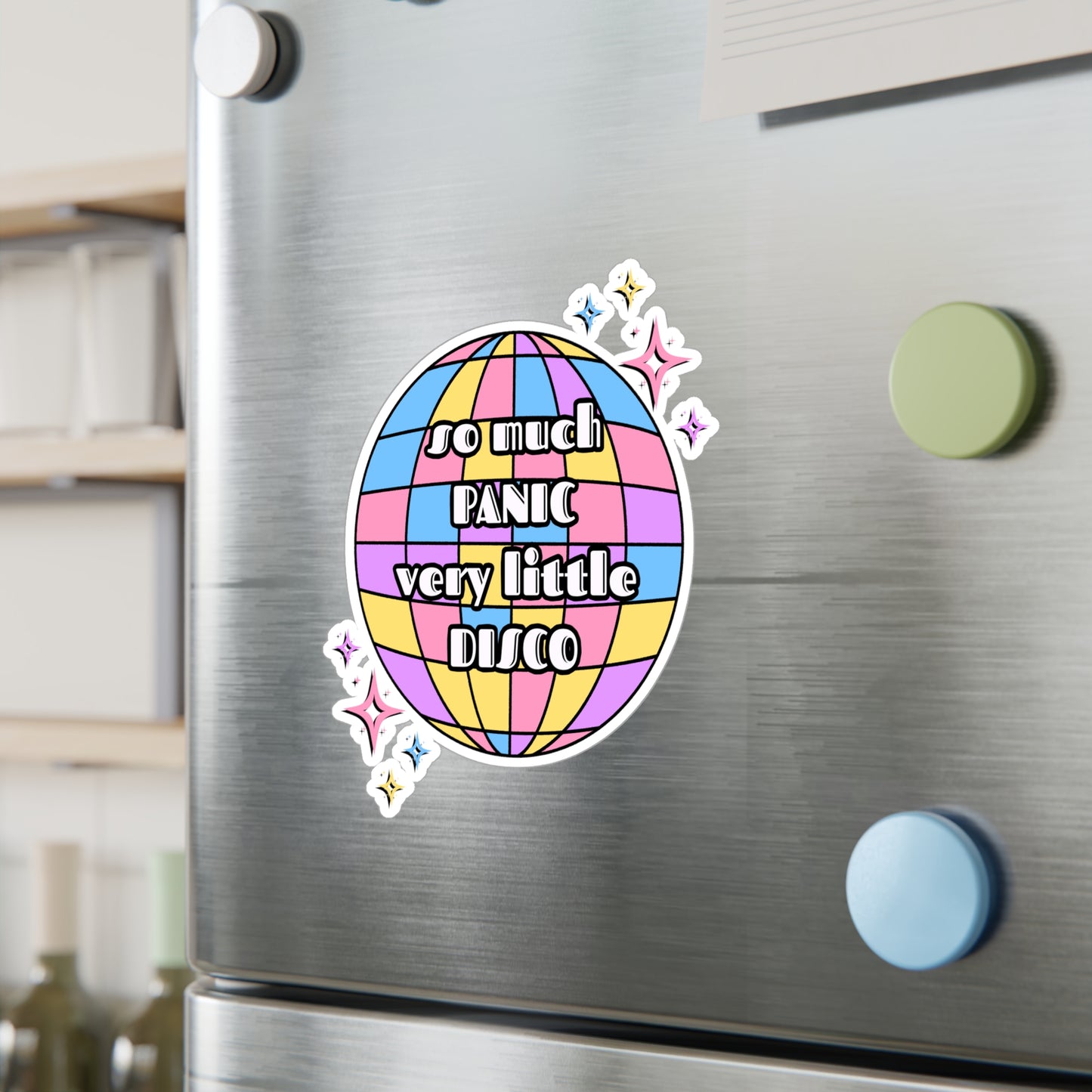 So Much Panic, Very Little Disco Vinyl Decal