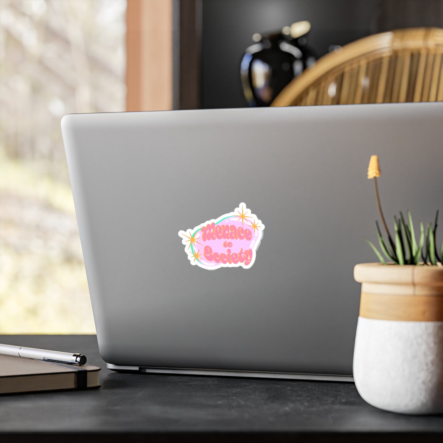 Menace to Society Kiss Cut Vinyl Decal