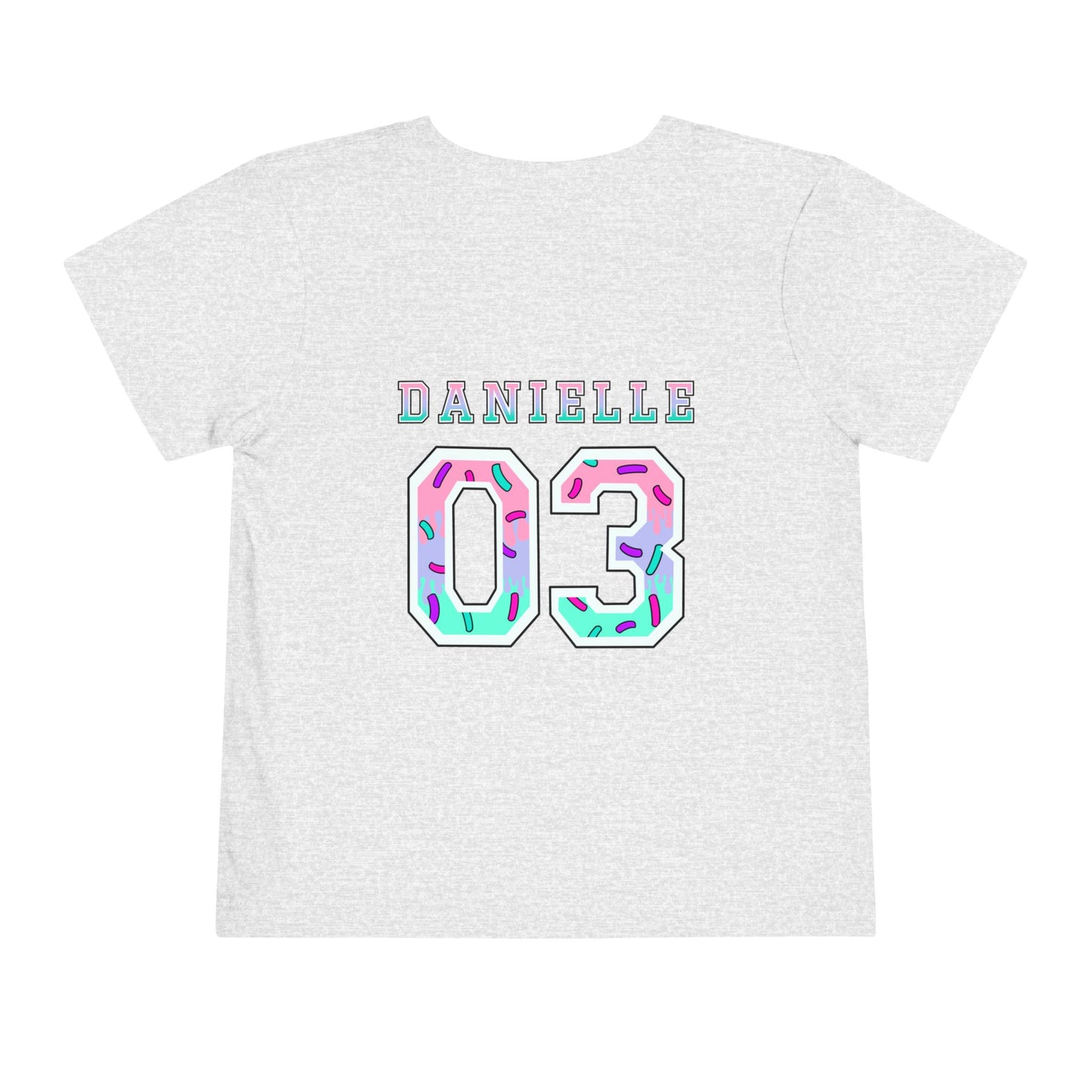 Toddler Short Sleeve Tee - Ice Cream Design