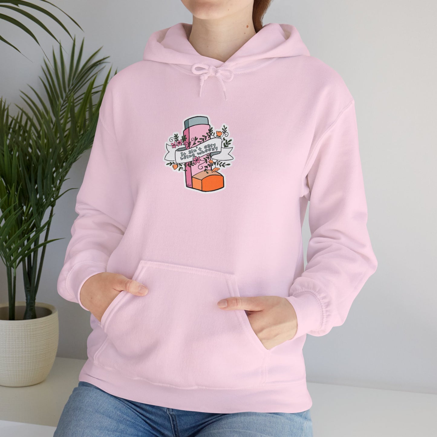 It Ain't Easy Being Wheezy Floral Hooded Sweatshirt - Comfortable & Stylish