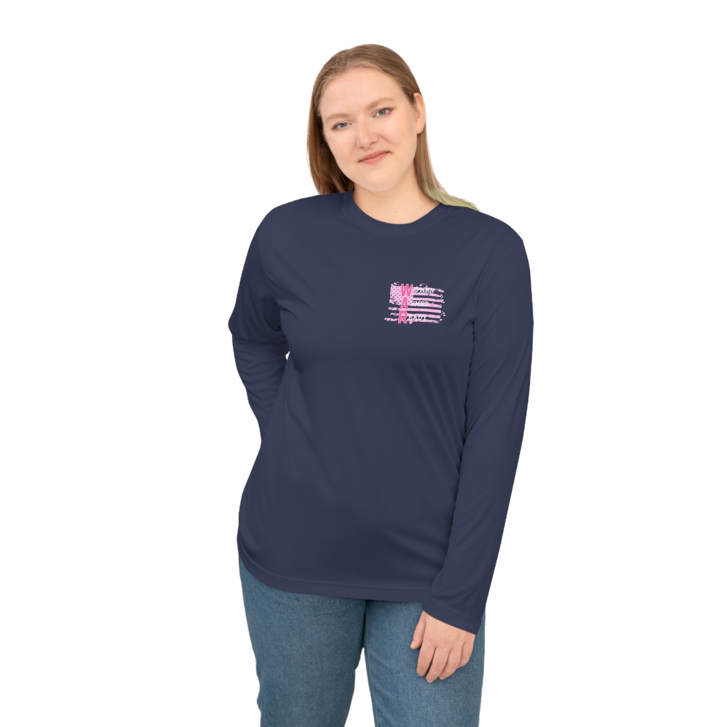 Women Armed & Ready Front Print Only Long Sleeve Shirt