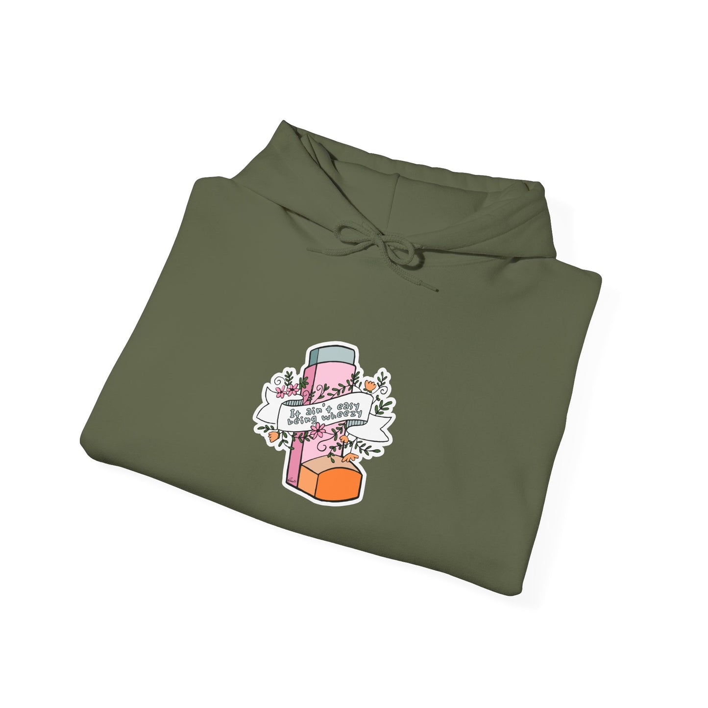 It Ain't Easy Being Wheezy Floral Hooded Sweatshirt - Comfortable & Stylish