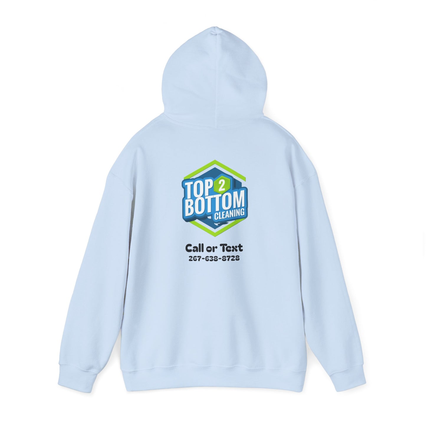 Top 2 Bottom Cleaning Hooded Sweatshirt