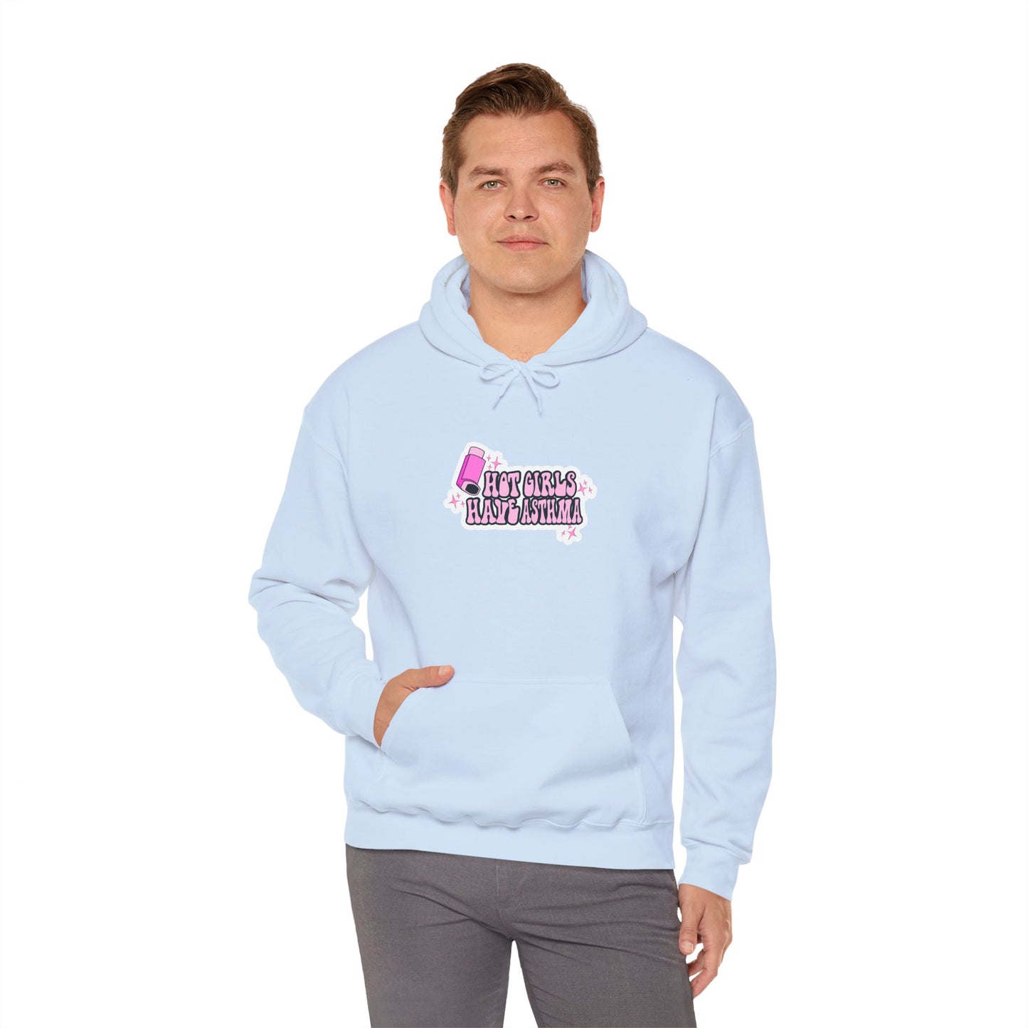 Hot Girls Have Asthma Hooded Sweatshirt