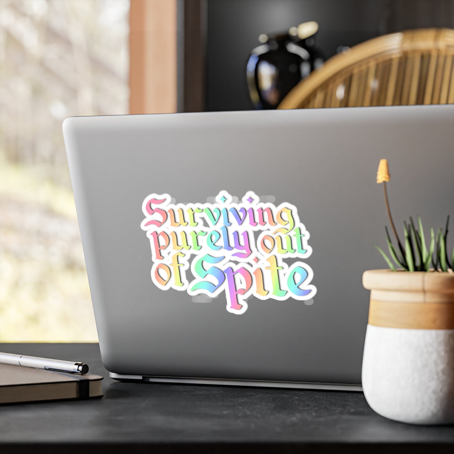 Surviving Purely Out of Spite Vinyl Decal