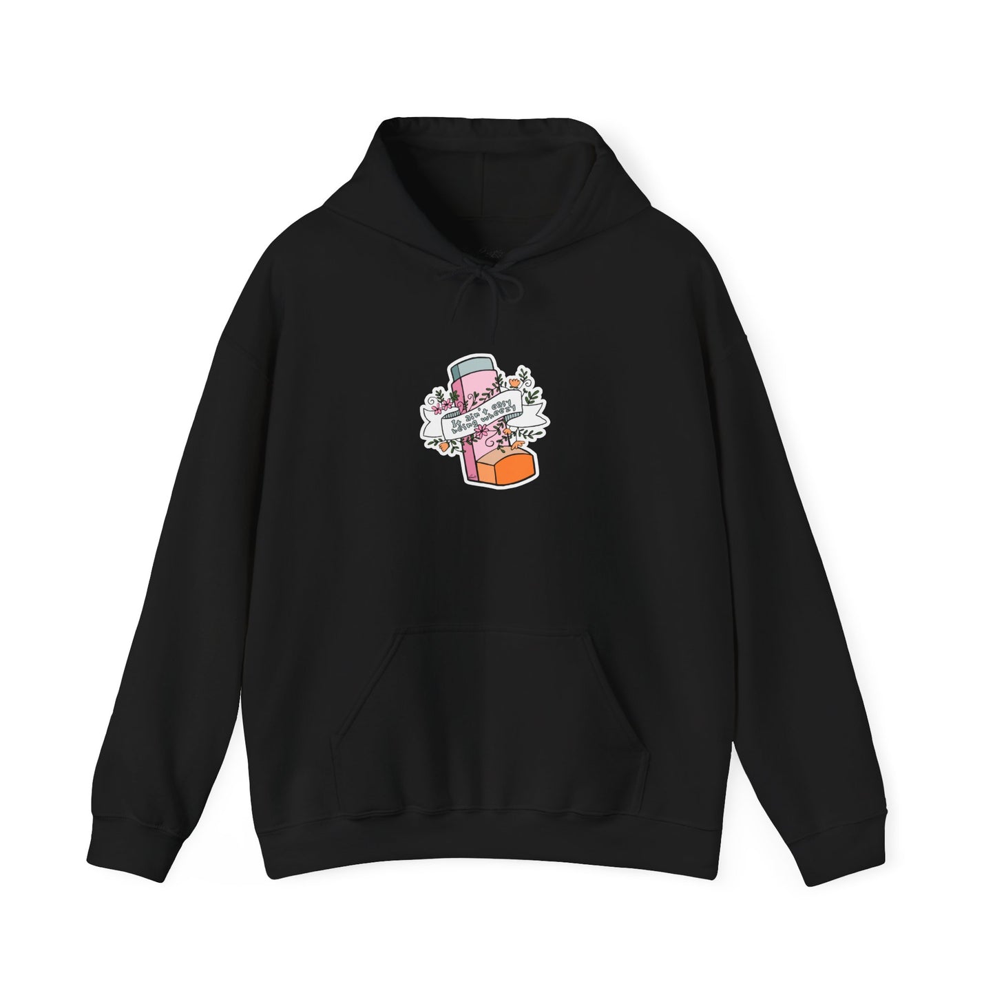 It Ain't Easy Being Wheezy Floral Hooded Sweatshirt - Comfortable & Stylish