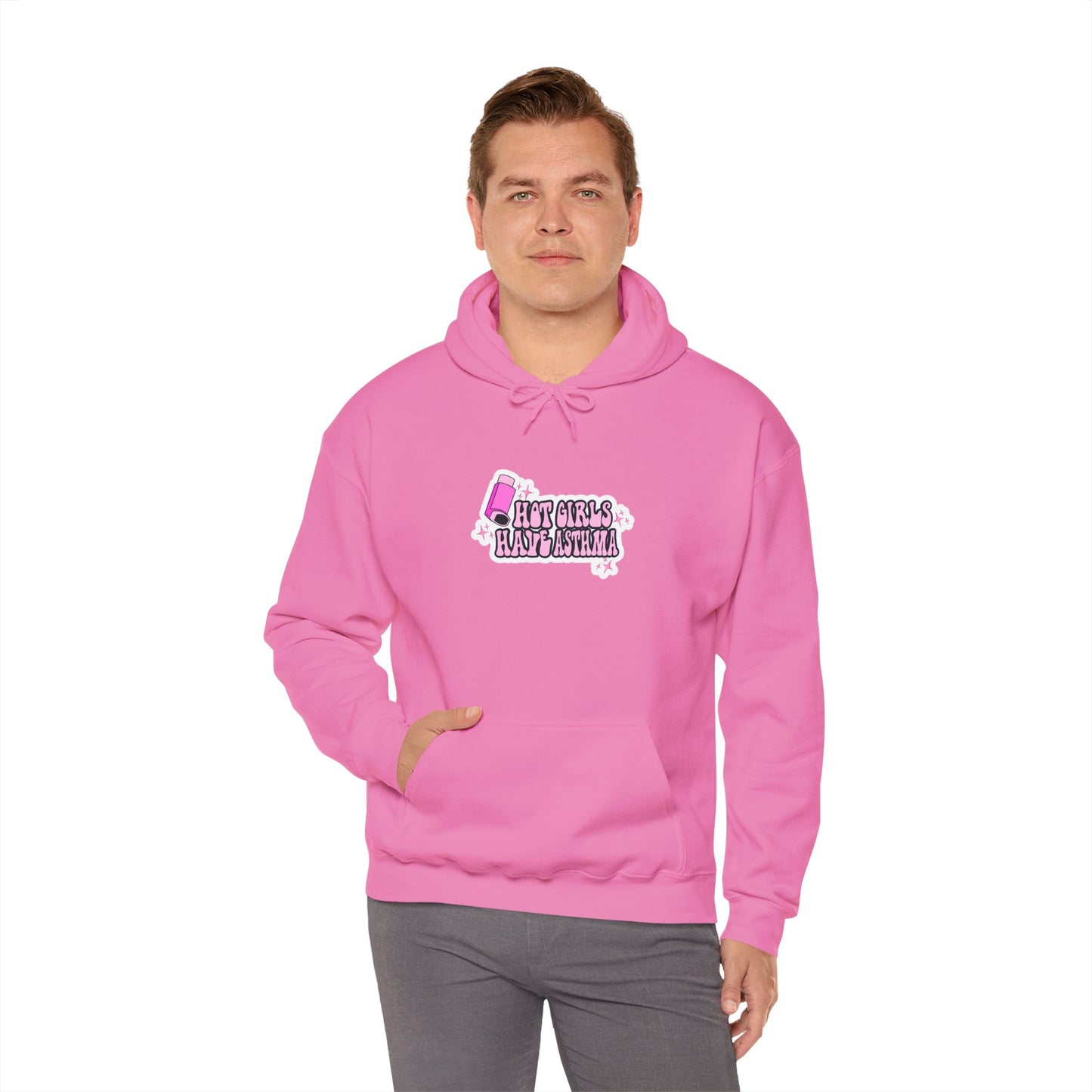 Hot Girls Have Asthma Hooded Sweatshirt