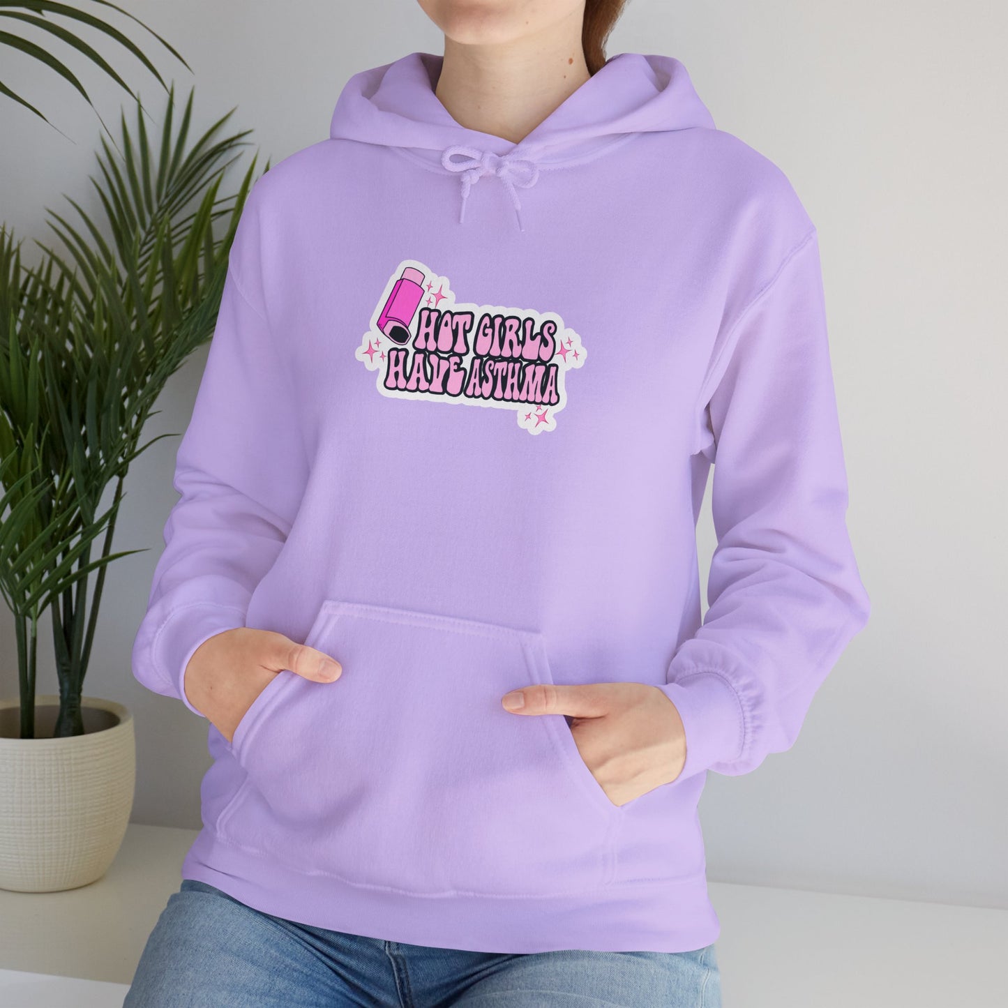 Hot Girls Have Asthma Hooded Sweatshirt