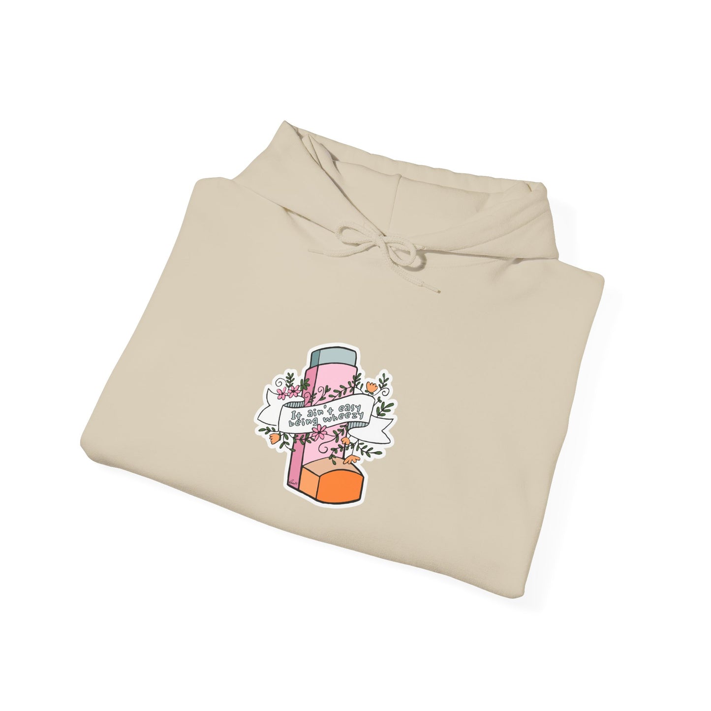 It Ain't Easy Being Wheezy Floral Hooded Sweatshirt - Comfortable & Stylish