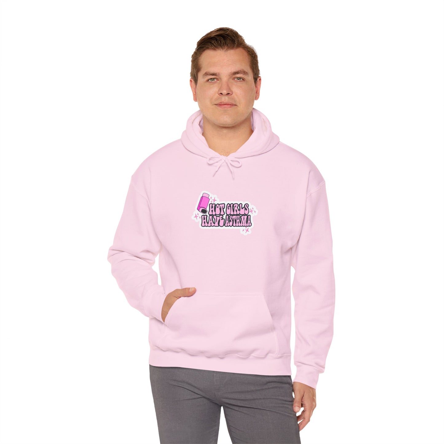 Hot Girls Have Asthma Hooded Sweatshirt
