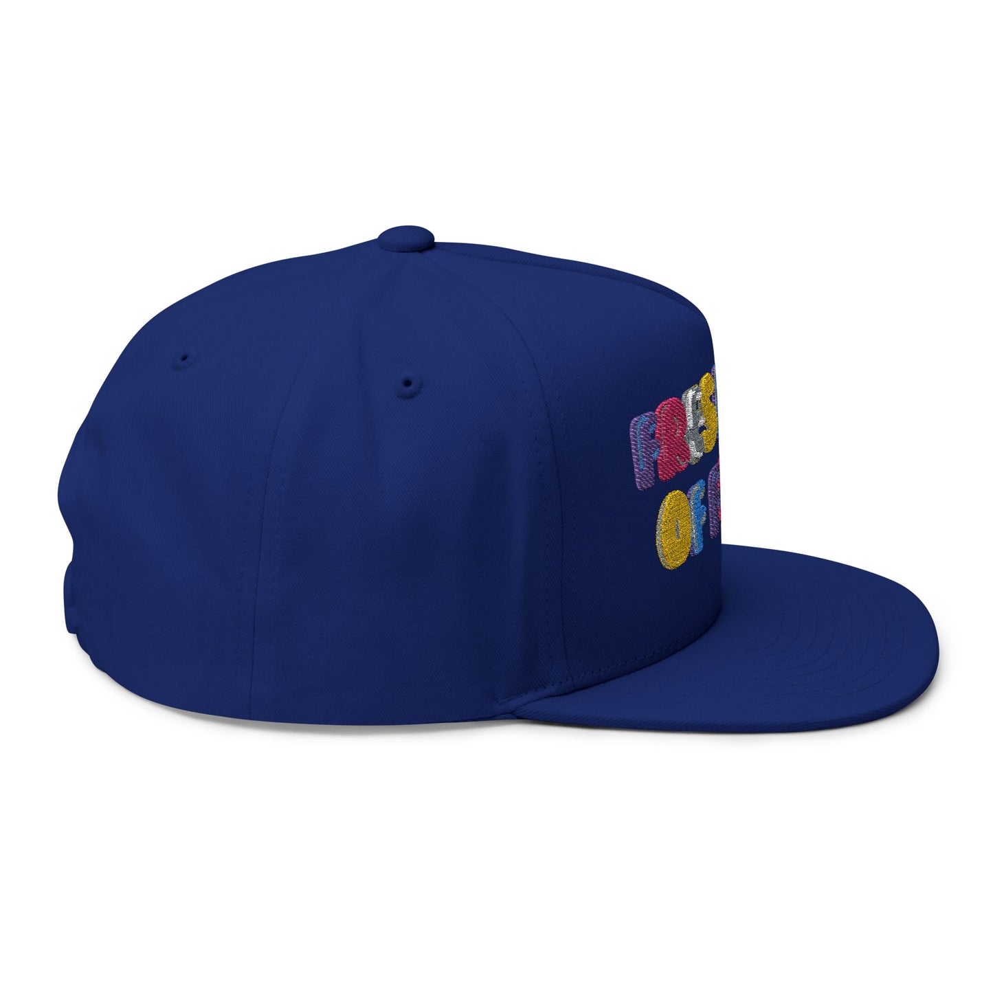 Embroidered Flat Bill Cap - Fresh Out of F*cks