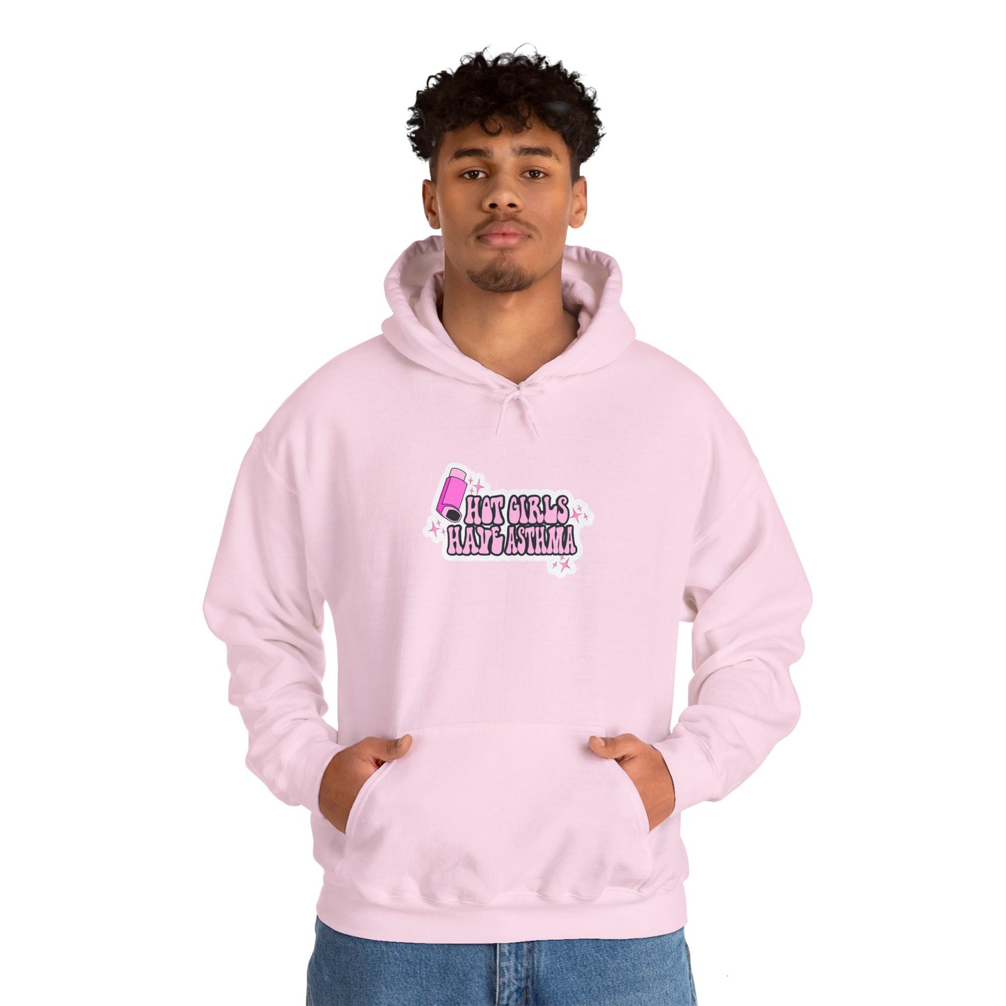 Hot Girls Have Asthma Hooded Sweatshirt