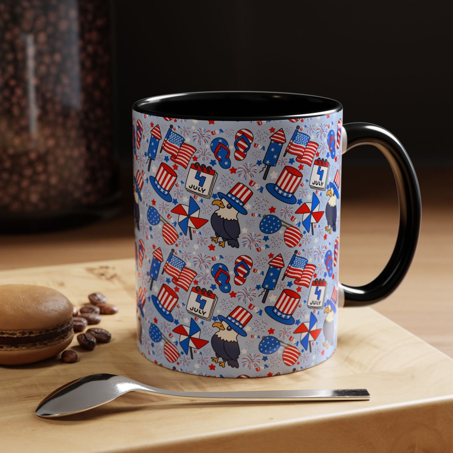 Patriotic Accent Coffee Mug