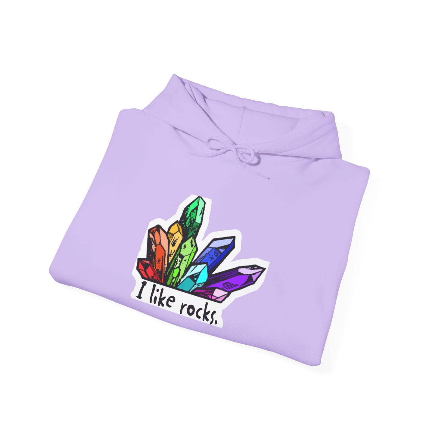 I Like Rocks Hooded Sweatshirt
