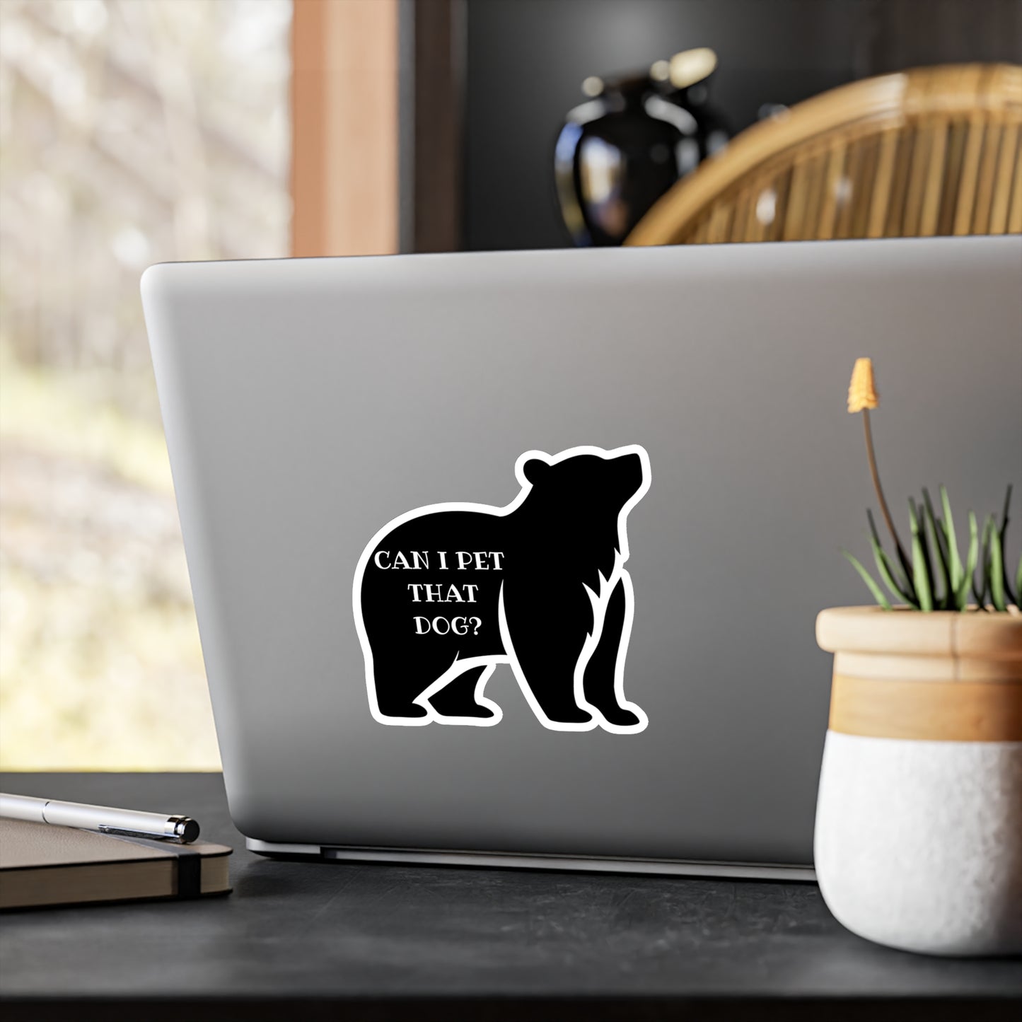 Can I Pet That Dog? Vinyl Kiss Cut Sticker