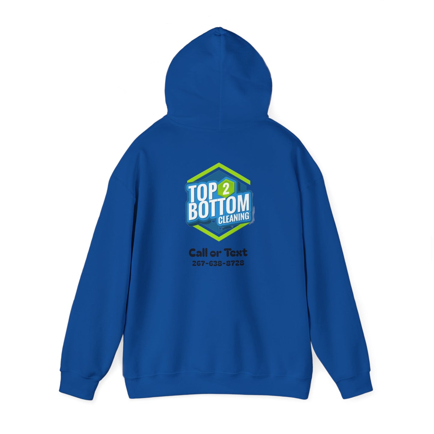 Top 2 Bottom Cleaning Hooded Sweatshirt