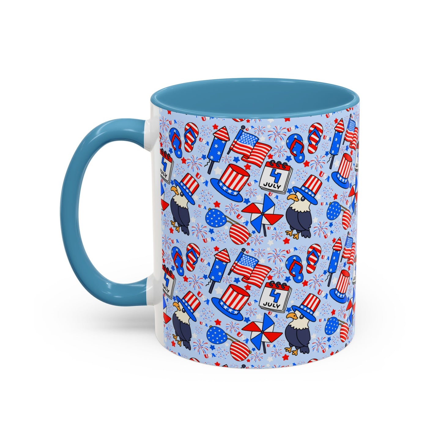 Patriotic Accent Coffee Mug