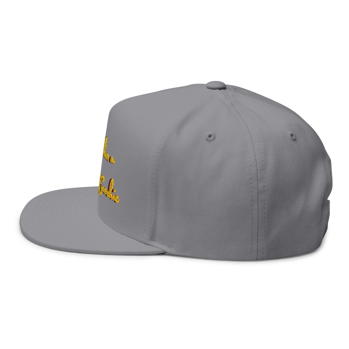 Embroidered Flat Bill Cap - Hotter Than A