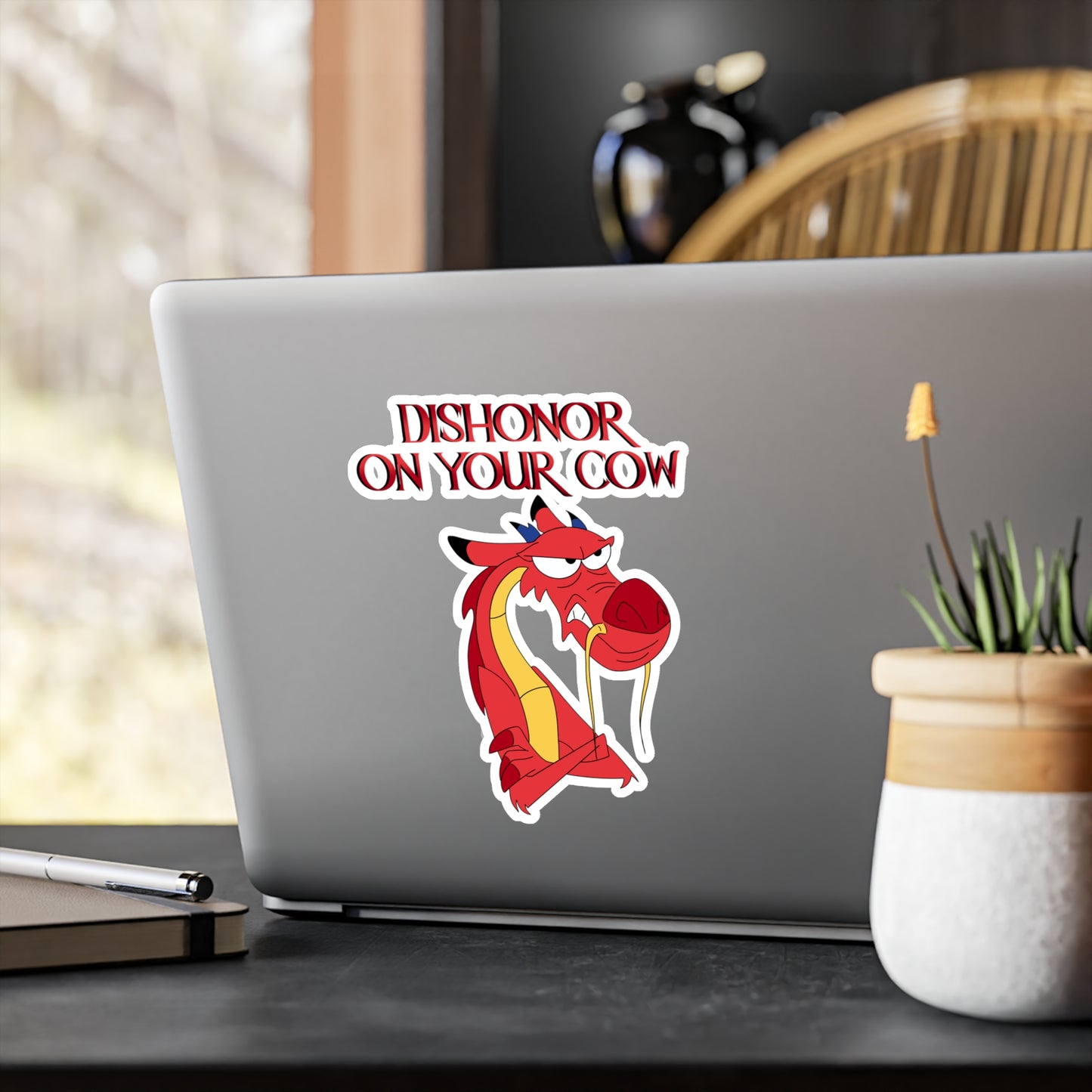 "Dishonor on Your Cow" - Kiss-Cut Vinyl Sticker