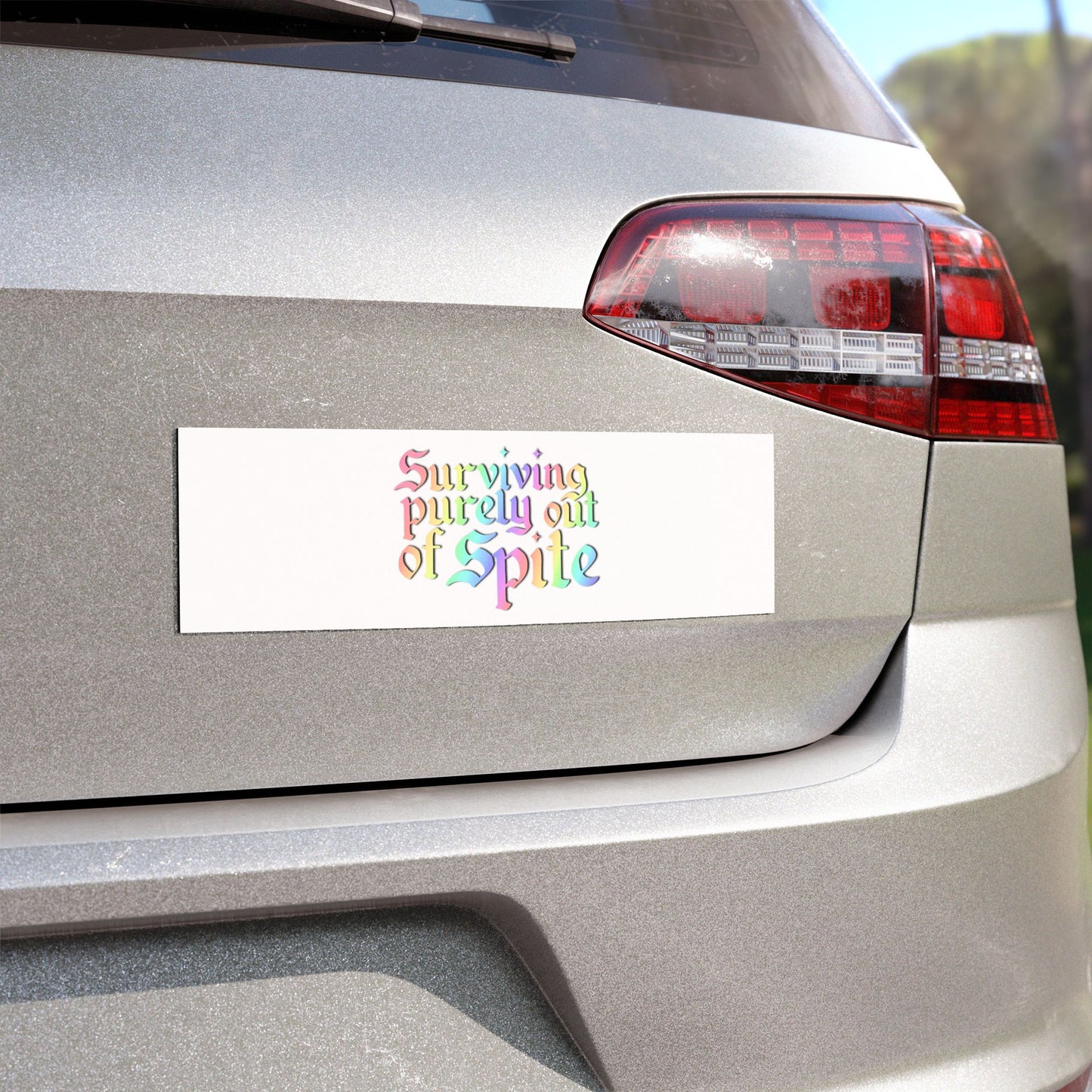 Surviving Purely Out of Spite Car Magnet