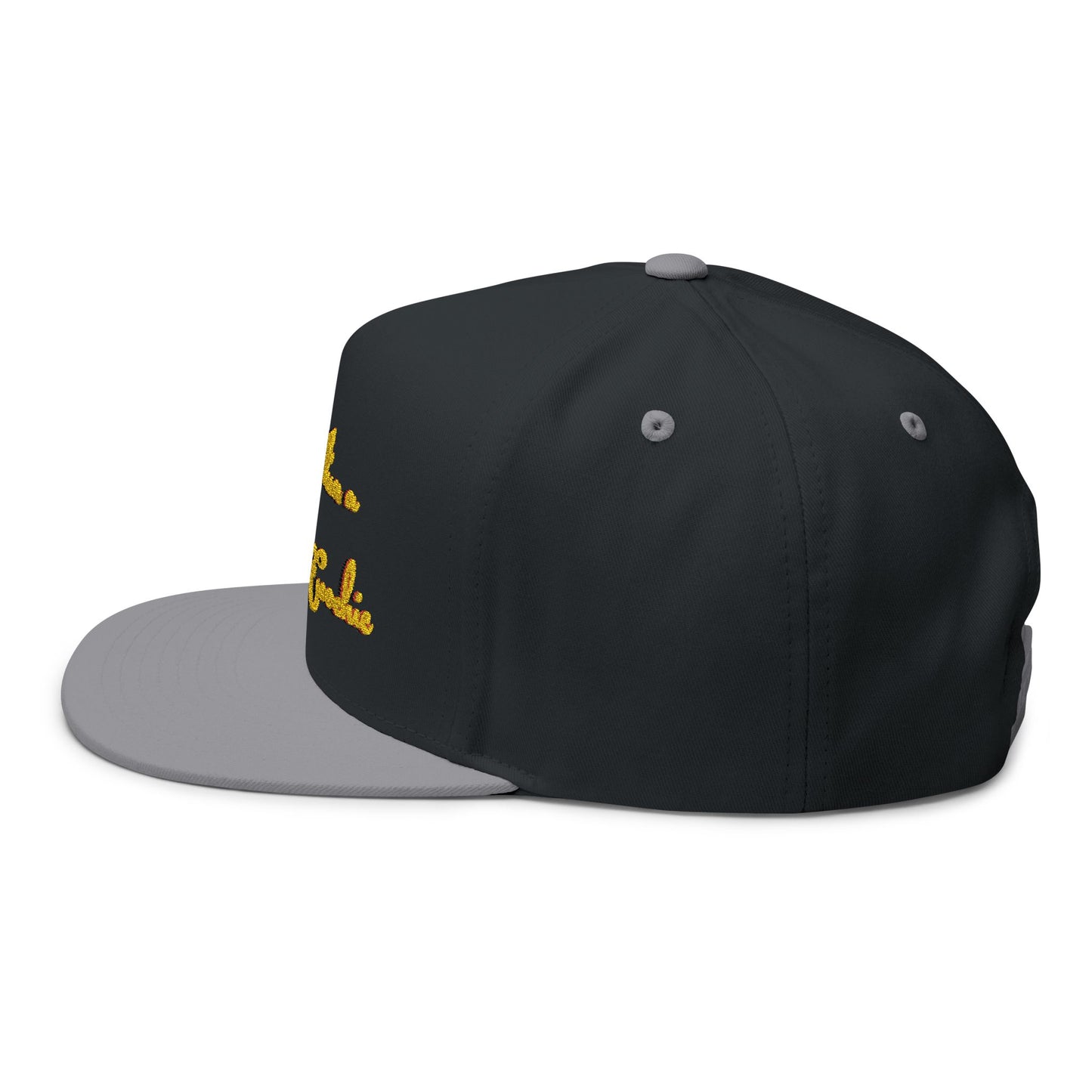 Embroidered Flat Bill Cap - Hotter Than A
