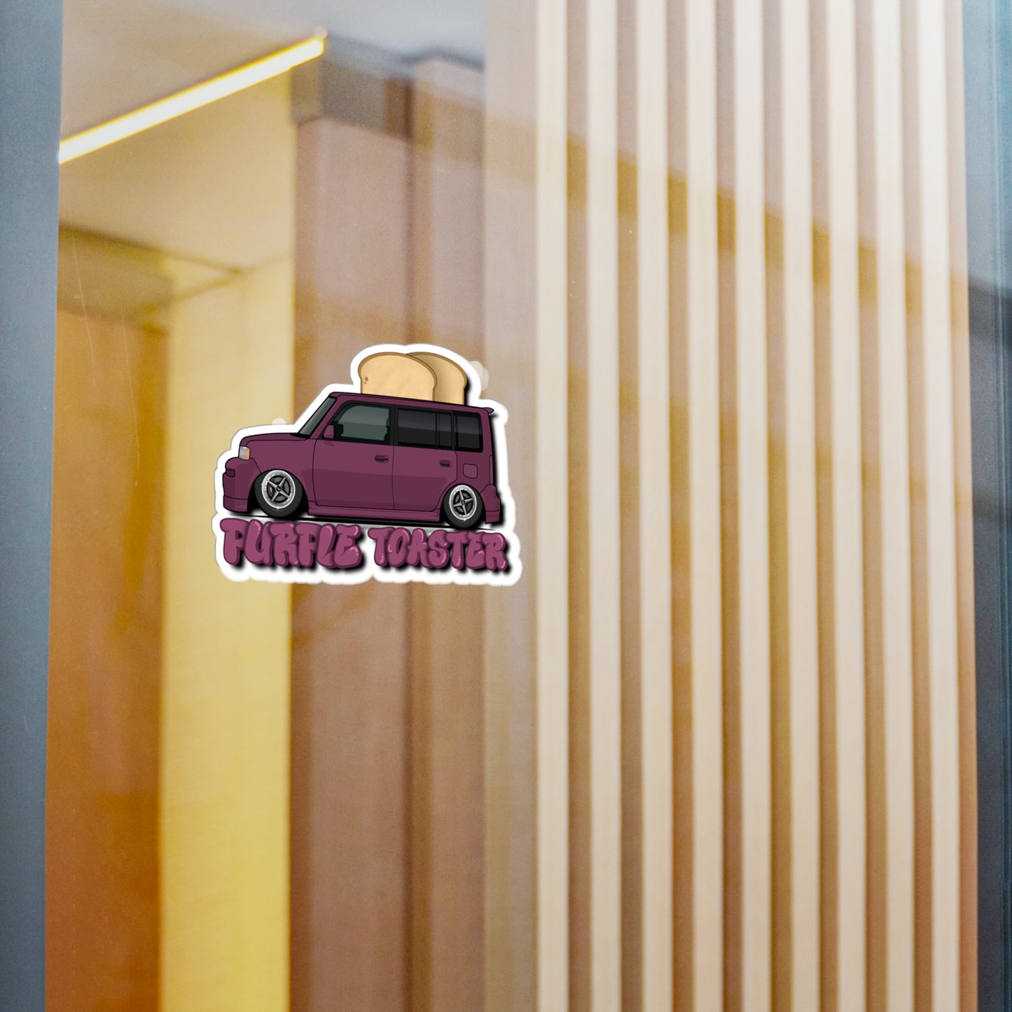 Purple Toaster Vinyl Decals