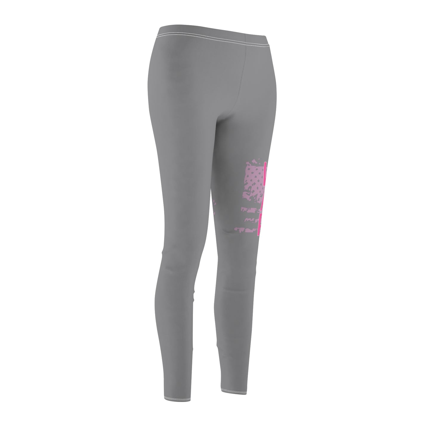 Women Armed & Ready Grey Casual Leggings