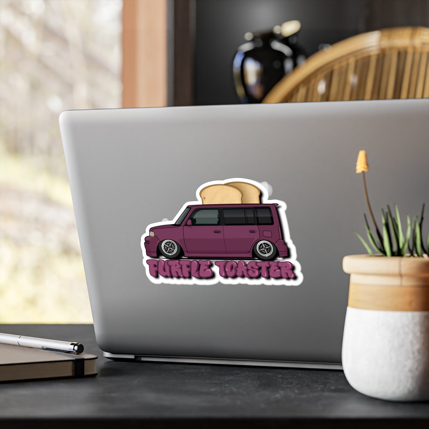 Purple Toaster Vinyl Decals