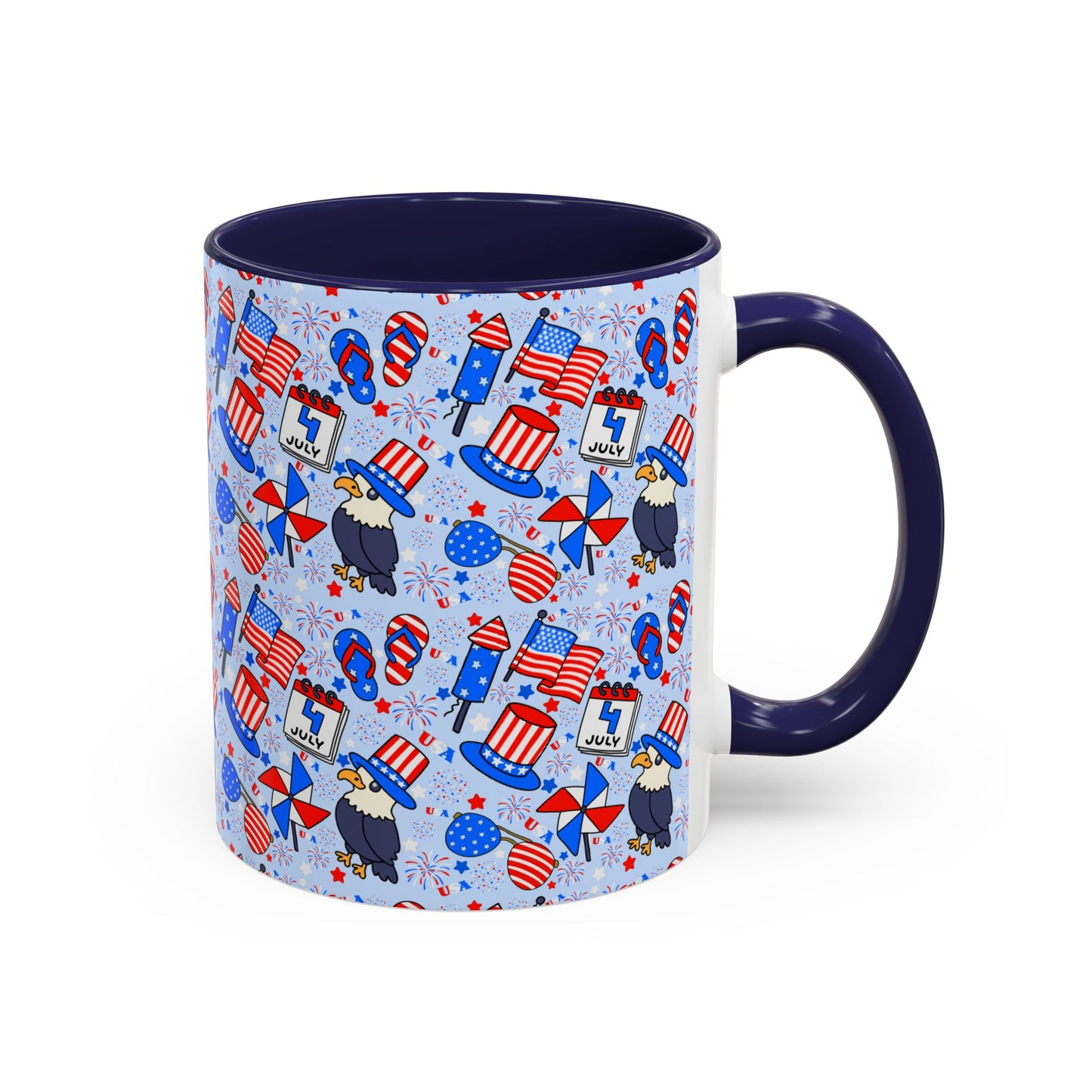 Patriotic Accent Coffee Mug