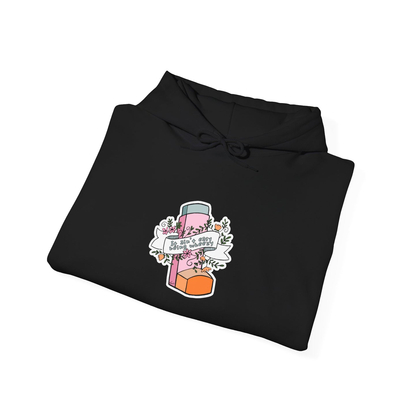 It Ain't Easy Being Wheezy Floral Hooded Sweatshirt - Comfortable & Stylish