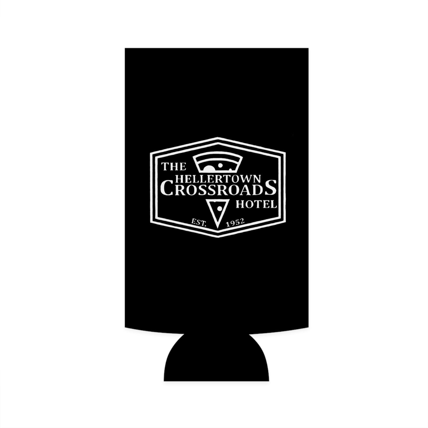 The Hellertown Crossroads Hotel - Slim Can Cooler - Coozy