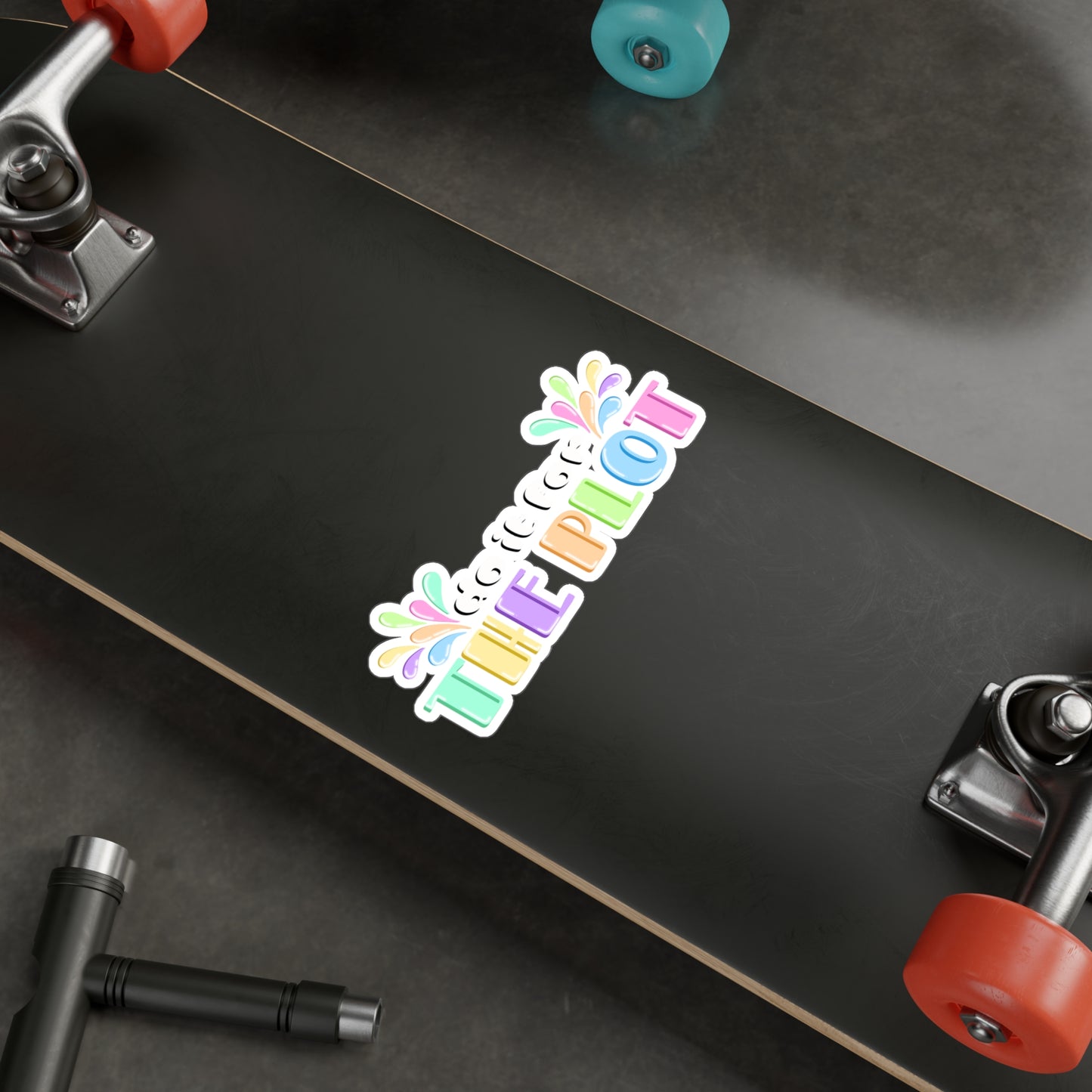 Do it for the Plot Kiss-Cut Vinyl Decal