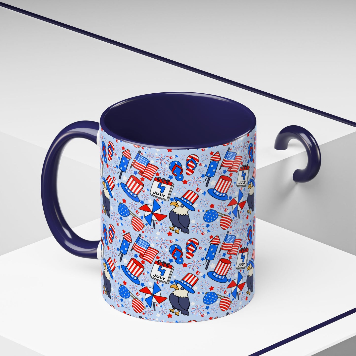 Patriotic Accent Coffee Mug